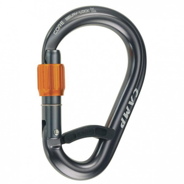  Core Belay Lock - Gun Metal - HMS Carabiner