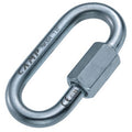  Oval Quick Link - Screw Gate (galvanized)