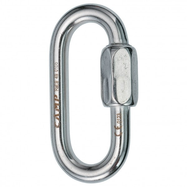  Oval Quick Link - Screw Gate (inox)