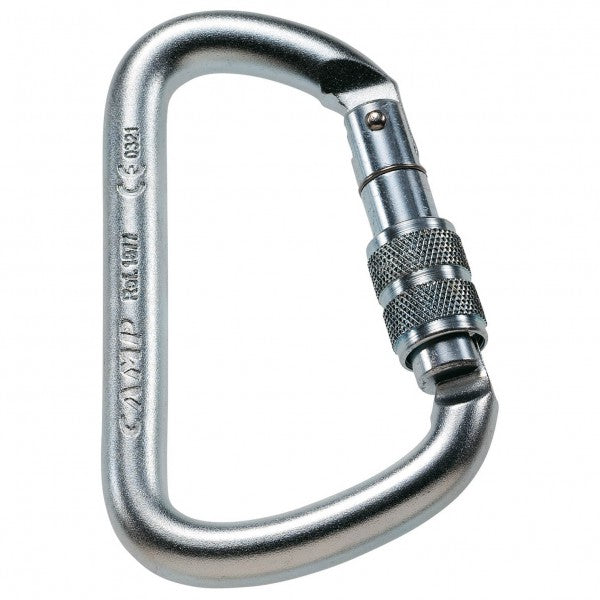  Steel D - Steel Carabiner