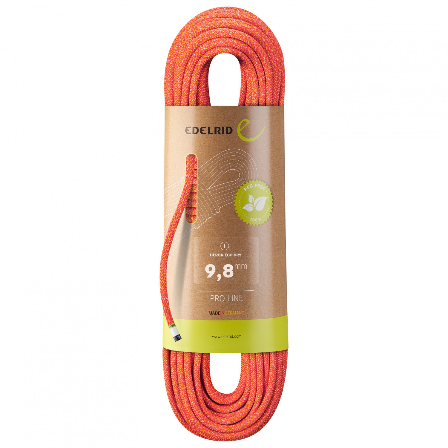 Edelrid Heron Eco Dry 9,8 - Single Rope