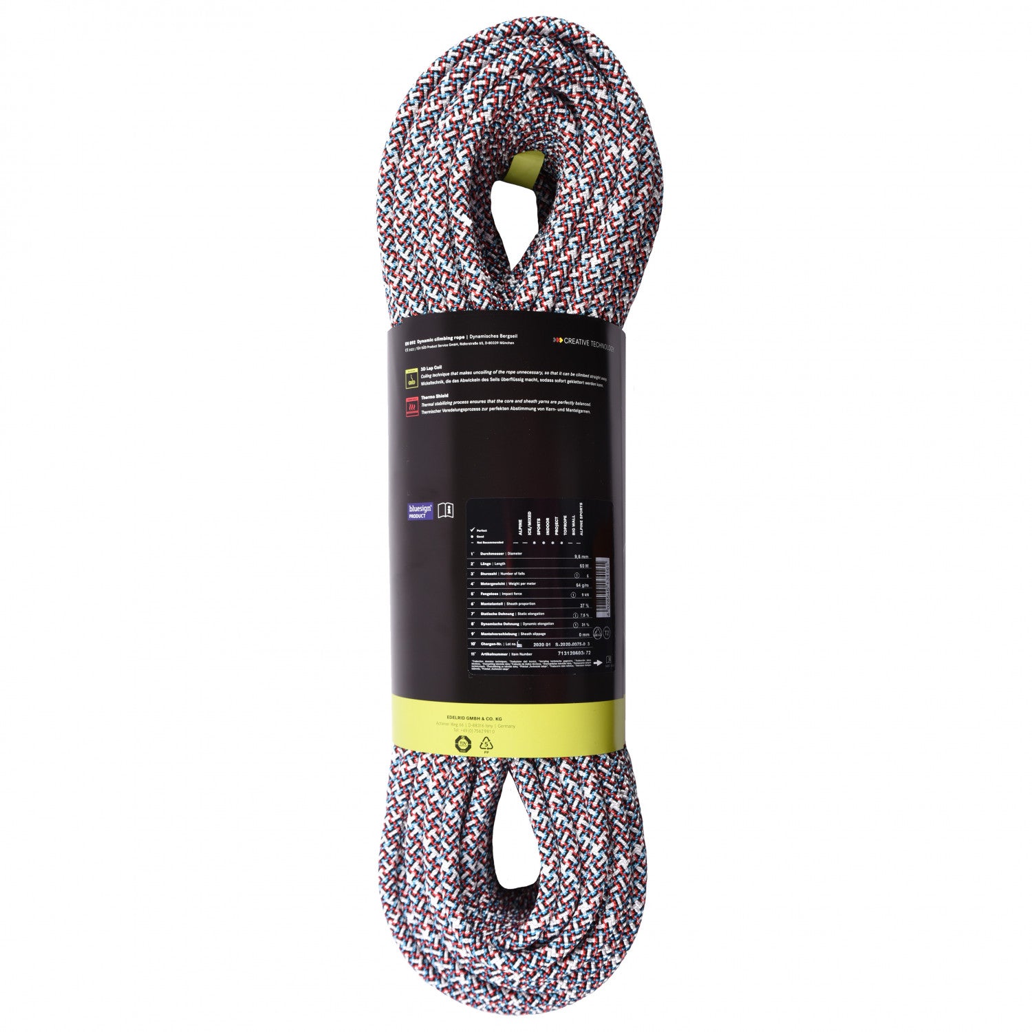Edelrid SE Priti 9,6 Mm - Single Rope