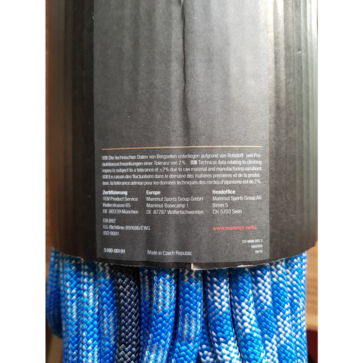 Mammut Zopa 9.7 - Single Rope